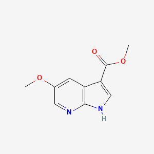 5-Methoxy-7-azaindole-3-carboxylic acid methyl ester