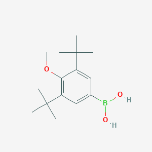 molecular formula C15H25BO3 B1458196 (3,5-Di-tert-butyl-4-methoxyphenyl)boronic acid CAS No. 233584-42-4
