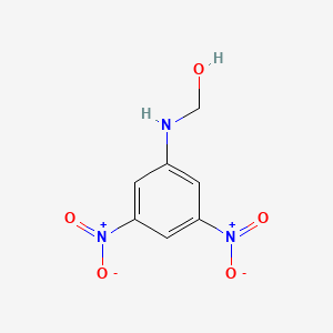 molecular formula C7H7N3O5 B14582015 (3,5-Dinitroanilino)methanol CAS No. 61599-98-2