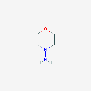 molecular formula C4H10N2O B145821 4-Aminomorpholine CAS No. 4319-49-7