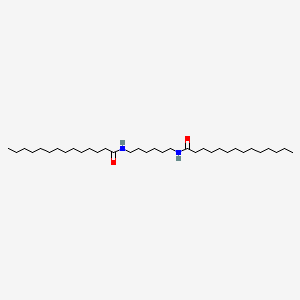 molecular formula C34H68N2O2 B14582132 N,N'-(Hexane-1,6-diyl)ditetradecanamide CAS No. 61261-68-5
