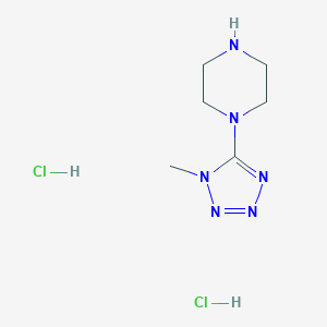 1-(1-methyl-1H-1,2,3,4-tetrazol-5-yl)piperazine dihydrochloride