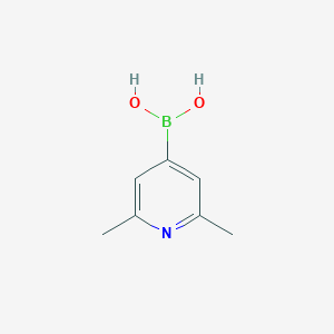 molecular formula C7H10BNO2 B145822 (2,6-Dimethylpyridin-4-yl)boronic acid CAS No. 846548-44-5
