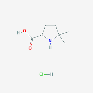 5,5-Dimethylpyrrolidine-2-carboxylic acid hydrochloride