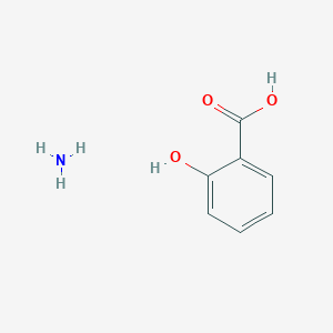 molecular formula C7H9NO3 B145823 Benzoic acid, 2-hydroxy-, monoammonium salt CAS No. 528-94-9