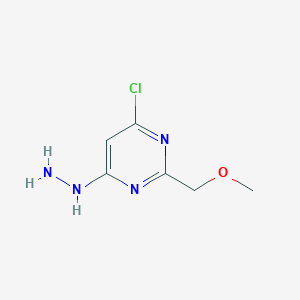 4-Chloro-6-hydrazinyl-2-(methoxymethyl)pyrimidine