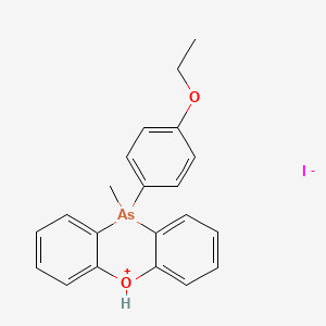 molecular formula C21H21AsIO2 B14582436 CID 78066253 