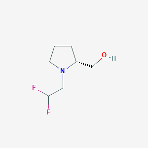 [(2R)-1-(2,2-difluoroethyl)pyrrolidin-2-yl]methanol