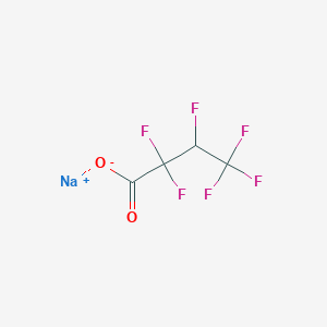 molecular formula C4HF6NaO2 B1458250 Sodium 2,2,3,4,4,4-hexafluorobutyrate CAS No. 1379358-31-2