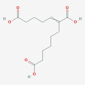 molecular formula C13H20O6 B14582500 Dec-4-ene-1,5,10-tricarboxylic acid CAS No. 61421-98-5