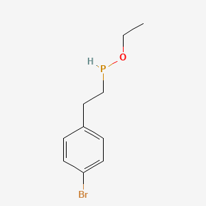 molecular formula C10H14BrOP B14582555 Ethyl [2-(4-bromophenyl)ethyl]phosphinite CAS No. 61388-13-4