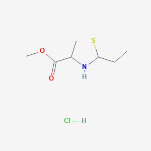 Methyl 2-ethyl-1,3-thiazolidine-4-carboxylate hydrochloride