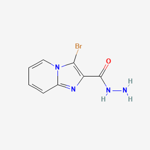 3-Bromoimidazo[1,2-a]pyridine-2-carbohydrazide
