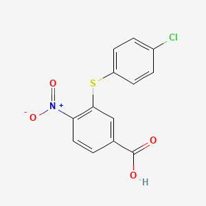 3-[(4-Chlorophenyl)sulfanyl]-4-nitrobenzoic acid