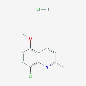8-Chloro-5-methoxy-2-methylquinoline hydrochloride