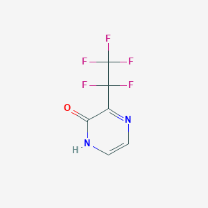 3-Pentafluoroethyl-1h-pyrazin-2-one