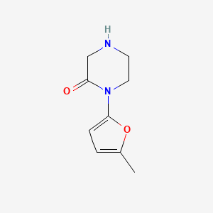 1-(5-Methylfuran-2-yl)piperazin-2-one