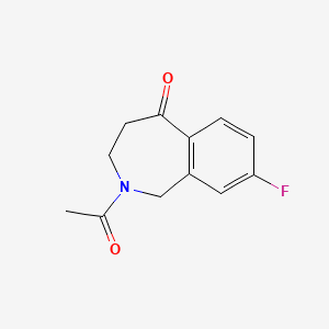 2-acetyl-8-fluoro-2,3,4,5-tetrahydro-1H-2-benzazepin-5-one