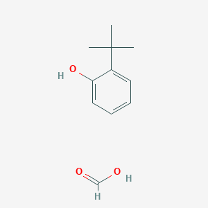 molecular formula C11H16O3 B14582814 2-Tert-butylphenol;formic acid CAS No. 61417-90-1