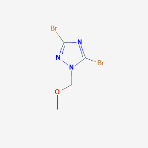 3,5-dibromo-1-(methoxymethyl)-1H-1,2,4-triazole