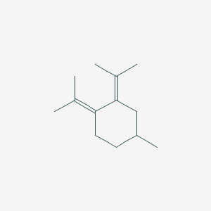 molecular formula C13H22 B14582892 4-Methyl-1,2-di(propan-2-ylidene)cyclohexane CAS No. 61370-28-3