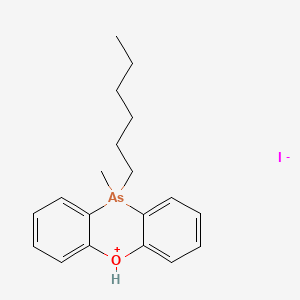 molecular formula C19H25AsIO B14582893 CID 78066169 