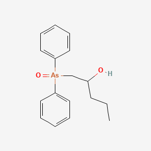 molecular formula C17H21AsO2 B14582903 1-(Diphenylarsoryl)pentan-2-ol CAS No. 61025-03-4