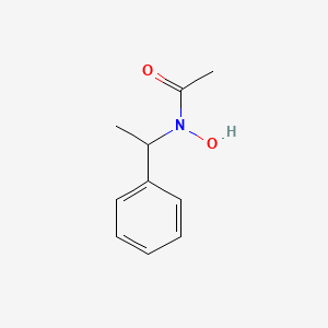 molecular formula C10H13NO2 B14582930 N-Hydroxy-N-(1-phenylethyl)acetamide CAS No. 61077-21-2