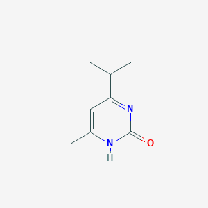 molecular formula C8H12N2O B1458307 4-Methyl-6-(propan-2-yl)pyrimidin-2-ol CAS No. 1599548-80-7