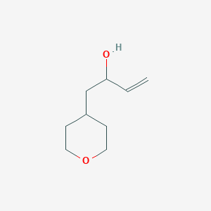 molecular formula C9H16O2 B1458314 1-(Oxan-4-yl)but-3-en-2-ol CAS No. 1803571-30-3