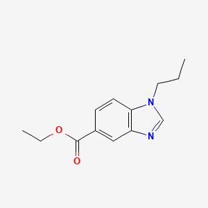 Ethyl 1-propyl-1,3-benzodiazole-5-carboxylate