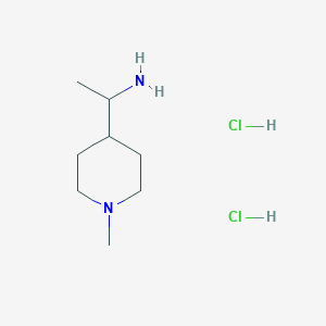 [1-(1-Methyl-4-piperidinyl)ethyl]amine dihydrochloride