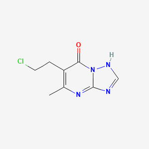 6-(2-Chloroethyl)-5-methyl-[1,2,4]triazolo[1,5-a]pyrimidin-7-ol