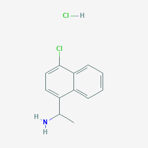 1-(4-Chloronaphthalen-1-yl)ethan-1-amine hydrochloride