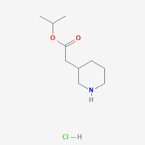 Propan-2-yl 2-(piperidin-3-yl)acetate hydrochloride