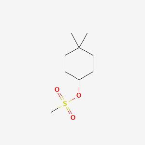 molecular formula C9H18O3S B1458348 4,4-Dimethylcyclohexyl methanesulfonate CAS No. 1449214-88-3