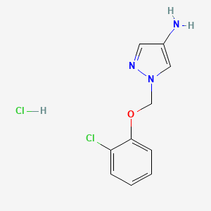 1-[(2-Chlorophenoxy)methyl]-1H-pyrazol-4-amine hydrochloride