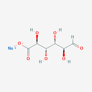 molecular formula C6H9NaO7 B1458359 Sodium mannuronate CAS No. 921-56-2