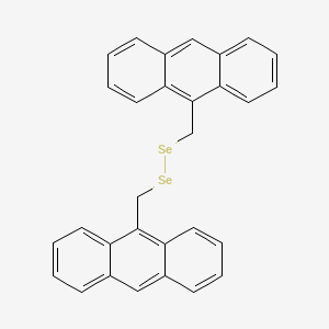 molecular formula C30H22Se2 B14583633 Bis[(anthracen-9-yl)methyl]diselane CAS No. 61098-92-8