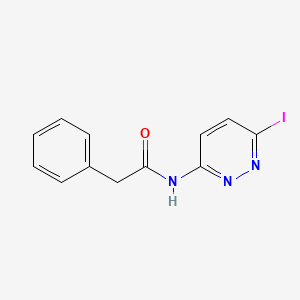 molecular formula C12H10IN3O B1458374 N-(6-iodopyridazin-3-yl)-2-phenylacetamide CAS No. 1439400-51-7