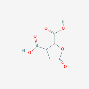 molecular formula C6H6O6 B145839 Tetrahydro-5-oxofuran-2,3-dicarboxylic acid CAS No. 4702-32-3