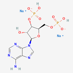 molecular formula C10H15N5NaO10P2 B1458391 Adenosine 3',5'-diphosphate (sodium salt) CAS No. 75431-54-8