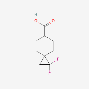 1,1-Difluorospiro[2.5]octane-6-carboxylic acid