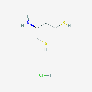 molecular formula C4H12ClNS2 B1458397 (S)-2-Aminobutane-1,4-dithiol hydrochloride CAS No. 1363376-98-0