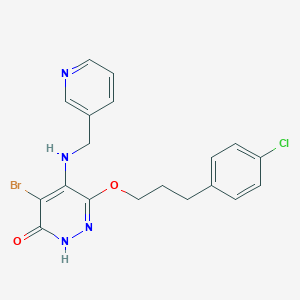 molecular formula C19H18BrClN4O2 B145840 Parogrelil CAS No. 139145-27-0