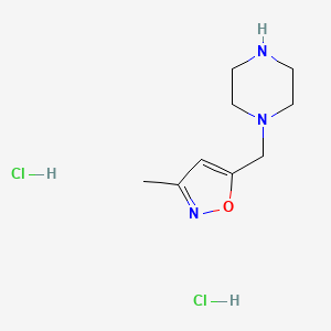 1-[(3-Methylisoxazol-5-yl)methyl]piperazine dihydrochloride