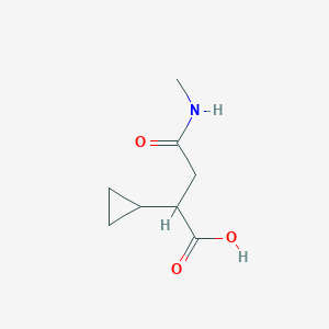 molecular formula C8H13NO3 B1458402 N-methylcyclopropyl succinamic acid CAS No. 135449-69-3