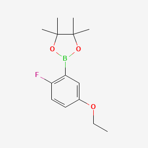 molecular formula C14H20BFO3 B1458406 5-Ethoxy-2-fluorophenylboronic acid pinacol ester CAS No. 2121512-83-0
