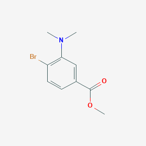 molecular formula C10H12BrNO2 B1458410 Methyl 4-bromo-3-(dimethylamino)benzoate CAS No. 2091860-59-0