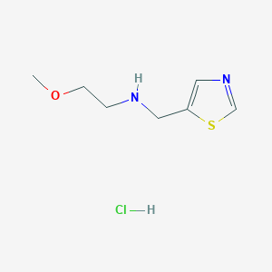 (2-Methoxyethyl)(1,3-thiazol-5-ylmethyl)amine hydrochloride